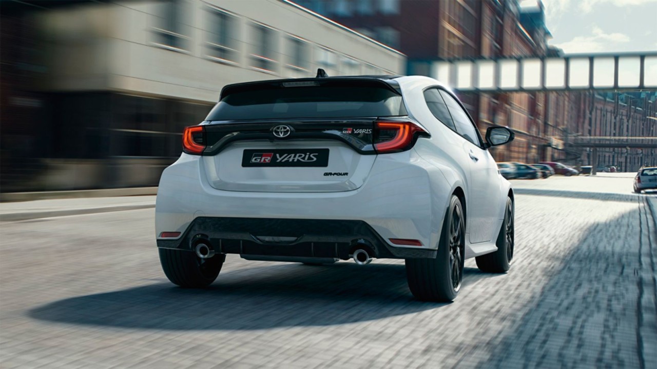 Parte trasera del Toyota GR Yaris