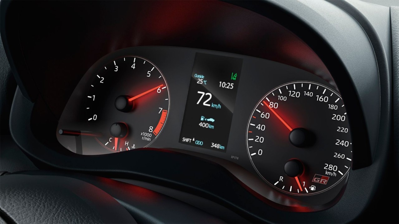 Cuadro de instrumentación Toyota GR Yaris