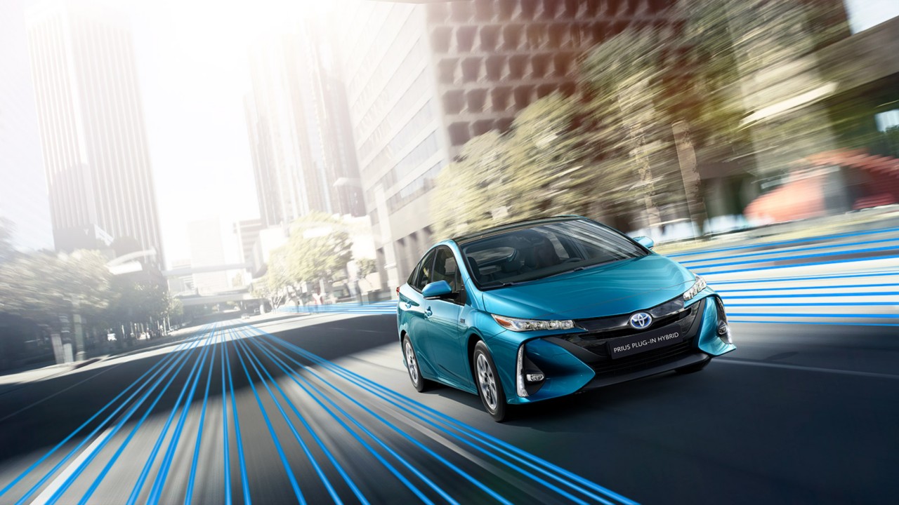 Vehículo con etiqueta CERO Prius Plug-in