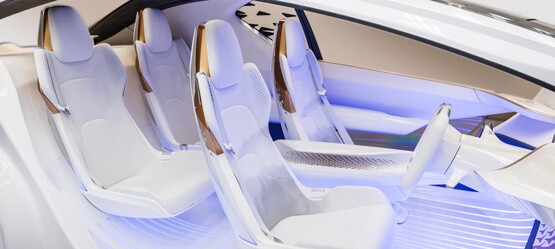 Interior del Toyota concept i