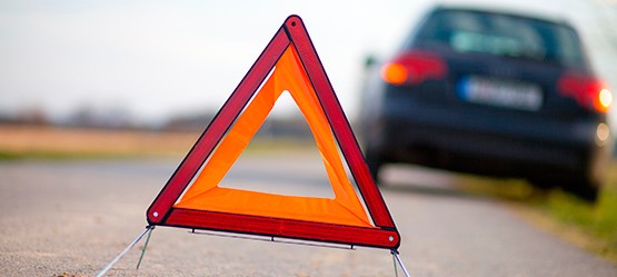 Donde colocar los triángulos de emergencia del coche