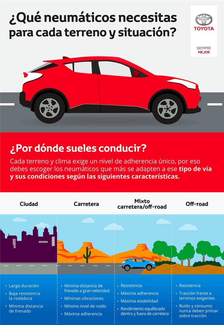 Qué neumáticos necesitas en cada situación