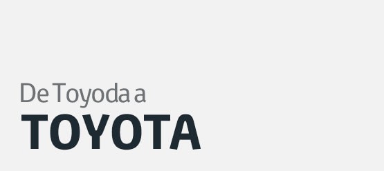 De Toyoda hasta Toyota