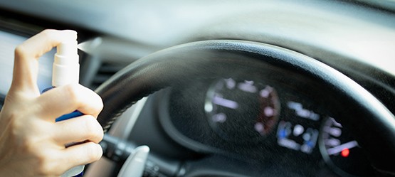 Prevén el contagio de coronavirus limpiando tu coche
