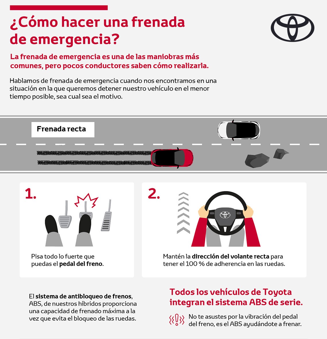 Consejos para una frenada de emergencia