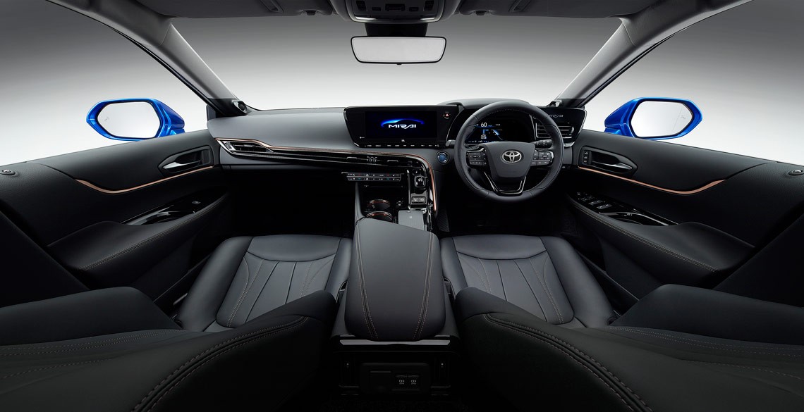 Interior de Toyota Mirai Concept