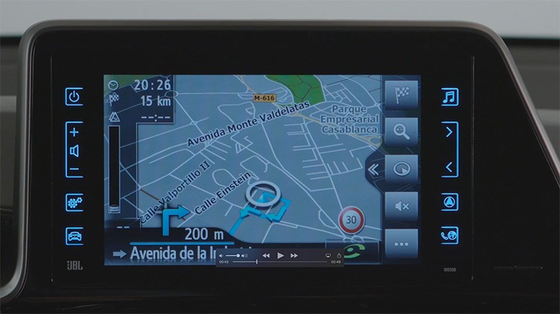 Navegador del Toyota Touch