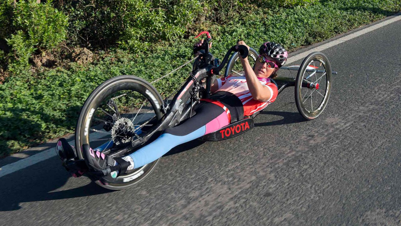 Eva Moral y su handbike