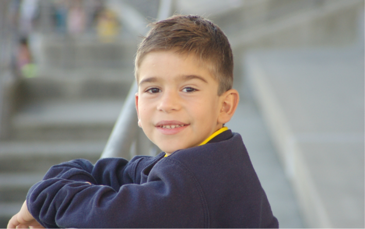 Martín jugaba al tenis desde niño