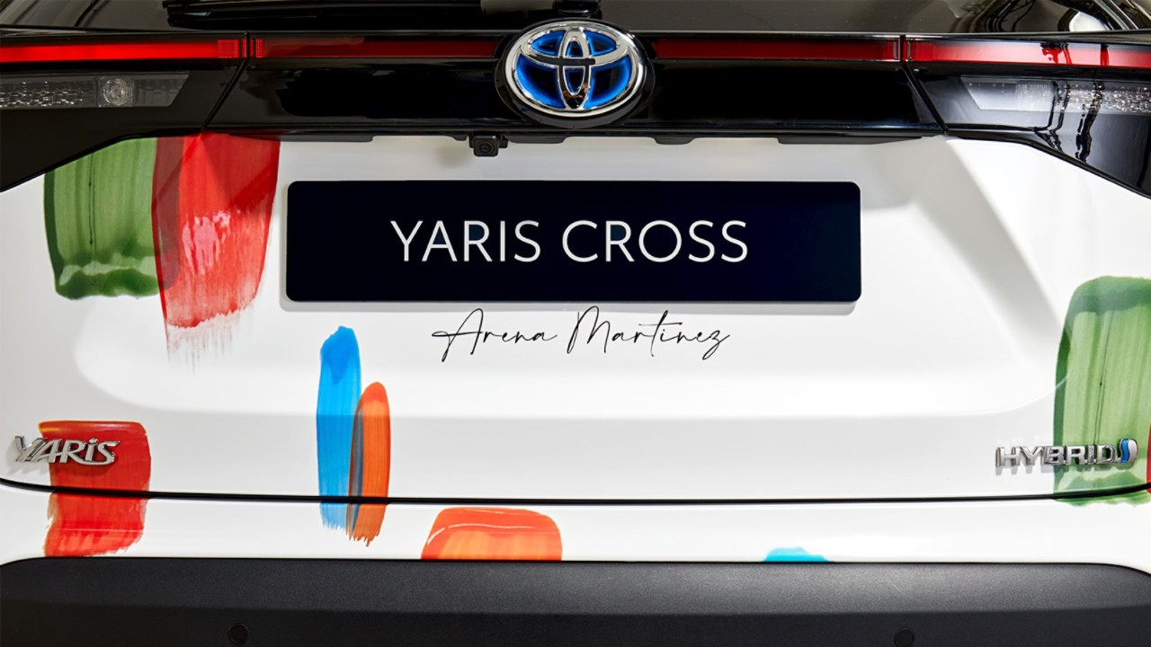 Arena Martínez viste al nuevo Toyota Yaris Cross